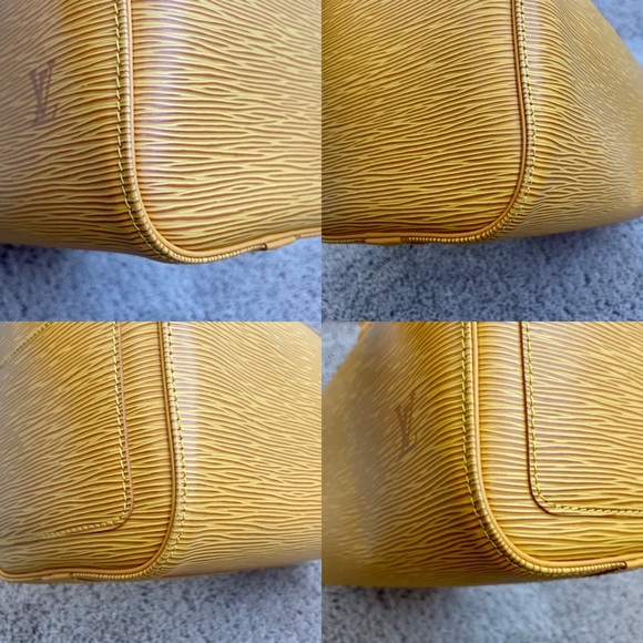 Louis Vuitton Speedy 25 in Yellow Epi Leather - Picture 13 of 14